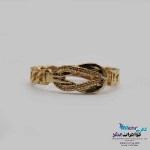 انگشتر طلا- طرح گره