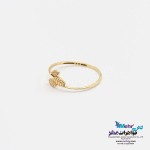 انگشتر طلا - طرح برگ
