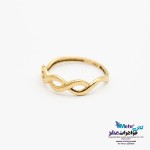 انگشتر طلا - طرح موج
