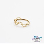 انگشتر طلا - طرح موج