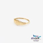 انگشتر طلا - طرح هندسی