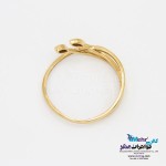انگشتر طلا - طرح برگ