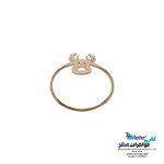 انگشتر طلا - طرح گوزن