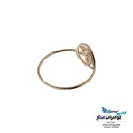 انگشتر  طلا - طرح برگ پاییزی