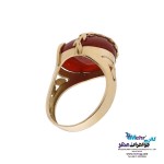 انگشتر طلا - طرح برگ
