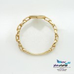 انگشتر طلا - طرح لوزی