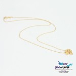 گردنبند طلا - طرح شبدر چهار برگ