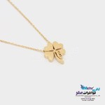 گردنبند طلا - طرح شبدر چهار برگ