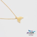 گردنبند طلا - طرح دم وال