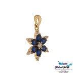 آویز طلا - طرح گل خورشیدی