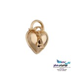 آویز طلا - طرح قفل و کلید
