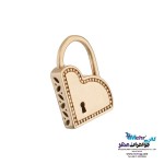 آویز طلا - طرح قفل