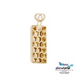 آویز طلا - طرح شمش