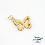 آویز طلا - طرح پروانه
