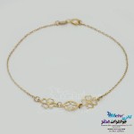 دستبند طلا - طرح شبدر چهار پر