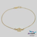 دستبند طلا - طرح تاج