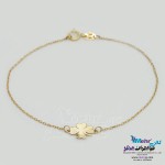 دستبند طلا - طرح شبدر