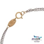 دستبند طلا - طرح گل پنج پر