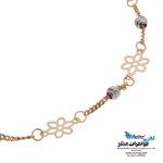 دستبند طلا - طرح گل