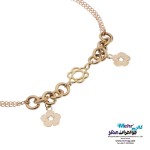 دستبند طلا - طرح گل