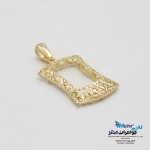 آویز طلا - طرح تراش