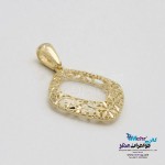 آویز طلا - طرح تراش