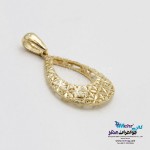 آویز طلا - طرح تراش
