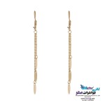 گوشواره طلا - طرح پولکی