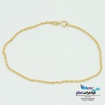 دستبند طلا - طرح طنابی