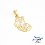آویز طلا - طرح بانو