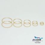 گوشواره طلا - طرح حلقه ای