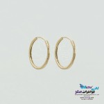 گوشواره طلا - طرح حلقه ای