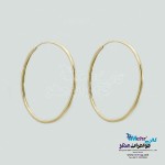گوشواره طلا - طرح حلقه ای