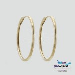 گوشواره طلا - طرح حلقه ای