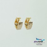 گوشواره طلا - طرح حلقه ای