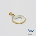 آویز طلا - طرح صدف قلب
