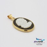آویز طلا - طرح بانو