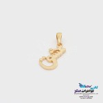 آویز طلا - طرح عشق