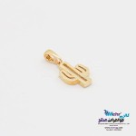 آویز طلا - طرح کاکتوس