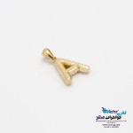 آویز طلا - طرح حروف الفبای لاتین بادکنکی A