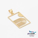 آویز طلا - طرح هندسی