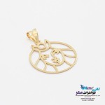 آویز طلا - طرح بانو