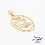آویز طلا - طرح بانو
