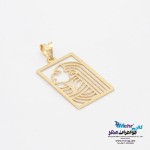 آویز طلا - طرح بانو