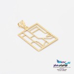 آویز طلا - طرح رخ