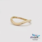 انگشتر طلا - طرح موج
