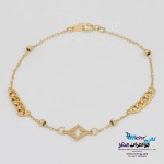 دستبند طلا - طرح لویی ویتون