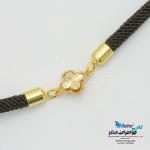 دستبند طلا و بافت - طرح ونکلیف تراش