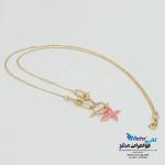 گردنبند طلا - طرح پروانه