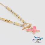 گردنبند طلا - طرح پروانه
